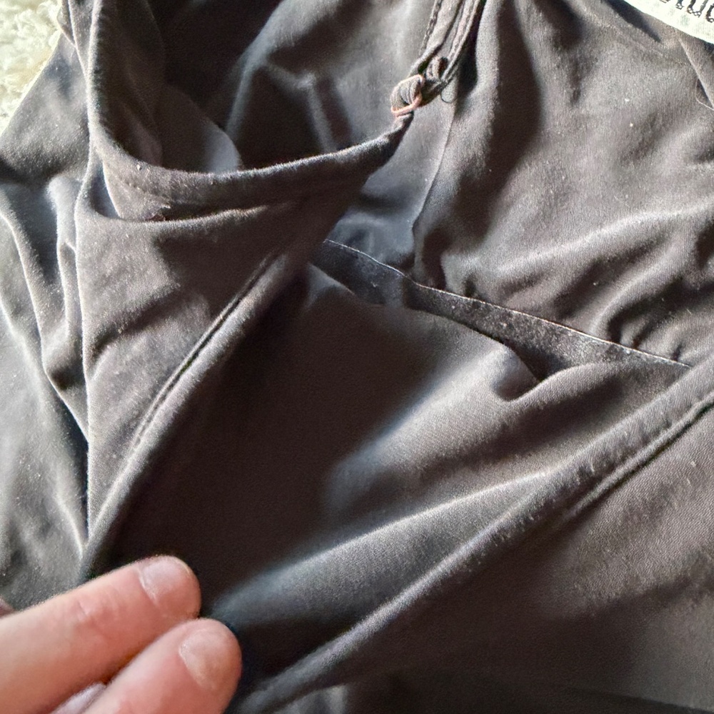 Elegant Envision studio sleek comfy material dark brown Women's Camisole. This e - Picture 7 of 8
